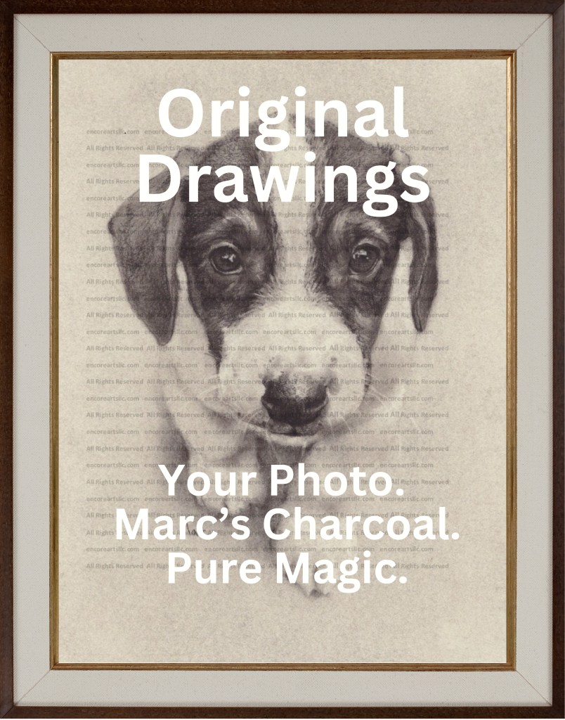 Pet Portrait Commission by Wichita, Kansas Artist Marc, Encore Arts, LLC